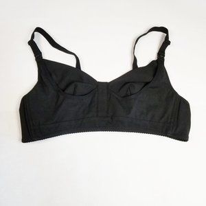 Maternity Nursing Bra Large Black Hands Free Pump